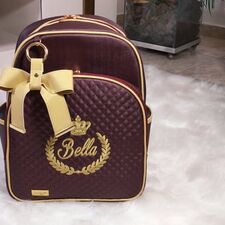 Confecção de Mochila com Nome Bordado em Pato de Minas