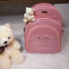 Mochila Pequena Rosa Personalizada Descontos Especiais